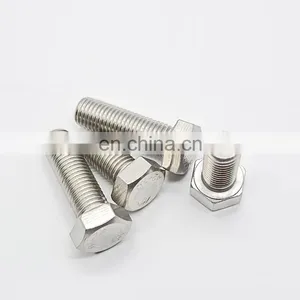 ISO4017 DIN933 Hexagon Bolt Stainless Steel A2-70 A4 -70 B8 B8M Hex Bolt thumbnail-3