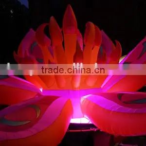 5x3m Beautiful Inflatable Led Flower for Decoration thumbnail-1