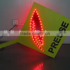 Outdoor LED Presse Sign Stainless Steel 2 Sides 228 LEDs LED Indicates Display thumbnail-3