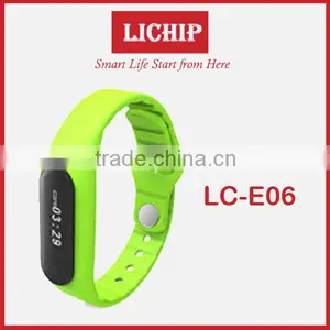 Text Message/Tracking Motion/music Play/Fine Phon/sleeping Monitor/Touch Screen E06 Smart Bracelet thumbnail-2