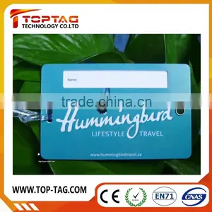 2015 Fashionable Custom Hard PVC Luggage Tag for Travelling Agency/airport thumbnail-1