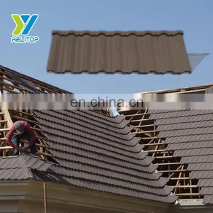 Natural Materials Roofing Tiles/Stone Coated Metal Roofing Tile/Nosen Type Roof thumbnail-5
