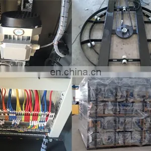 HL-1650 Hualian Automatic Pre-stretch System Pallet Wrapping Machine Electric Stretch Film Wrap Plastic Film Packaging Material thumbnail-2