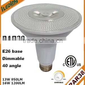 100 Watt Equivalent 1200LM Dimmable LED PAR38 thumbnail-1