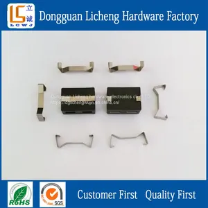 EI Plane Transformer Core Clip, Ei-18 Clip, Ei18 Core Fixing Clip, 0.3mm Thick SUS301 Stainless Steel. thumbnail-2