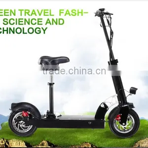 Popular Two Wheels Electric Scooter With 350-500W Highpower Motor and 24V/36V Lithium Battery thumbnail-3