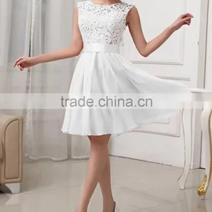 Latest Design Fashion Dresses Chiffon and Lace Dreses Women Casual Dresses thumbnail-1