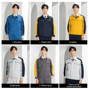 Polyester Cotton Work Clothes, Safety Work Clothes, Comfortable and Breathable, With a Straight Body Shape, Showcasing Temperament thumbnail-1