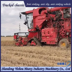 Modification of Triangle Anti Sinking Track Chassis Wheat Harvester thumbnail-5