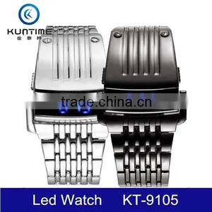 Express LCD Watch Iron Man Wrist Watch Stainless Steel Men's Watch thumbnail-2