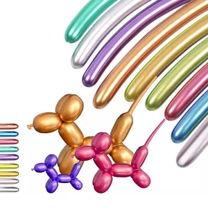 New Design Magic Long Strip Twisting Balloons Balons DIY Globos De Latex Birthday Wedding Party Decoration Long Latex Balloon thumbnail-1