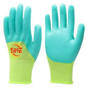 Snellsafety 13 Gauge Polyester 3/4 Latex Foam Double Dipping Safety Glove thumbnail-2