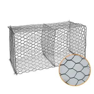 Factory Price Corrosion-Resistant Galfan Wire Gabion Mattress Woven Technique Cutting Bending Processing for Erosion Control thumbnail-1