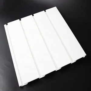 USA Displays Garage Wall Slatwall Pvc Storage Wall Tool Organizer Heavy Duty PVC Slatwall Panel for Garage thumbnail-5