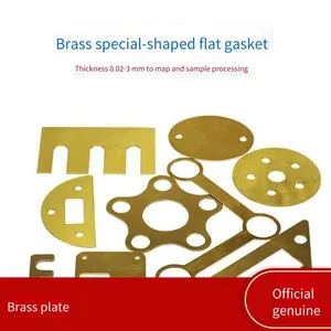 Brass Plate Leveling and Shearing Processing, H59 and H65 Ultra-flat Copper Plates, Laser-cut Brass Plates thumbnail-2