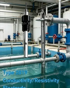 Type 2819 Conductivity Resistivity Sensor Industrial Conductivity Electrode for Water Treatment and Chemical Monitoring thumbnail-2