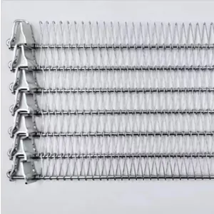 Cooling Conveyor Belt, Stainless Steel Spiral Mesh Wire Mesh Conveyor Belt, Highly Competitively Priced. thumbnail-4