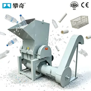 China Manufacturer Plastic Crusher Machine | Screw Discharge Plastic Shredder |Plastic Film Granulator|Plastic Lumps Shredder thumbnail-1
