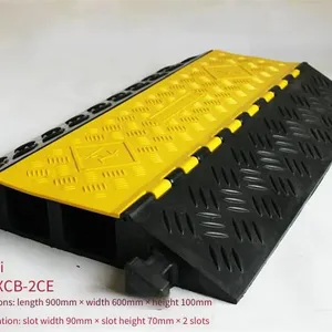 Jiulei Brand Jl-xcb-2ce Rubber and Plastic Bridge Belt [manufacturer] Length: 900mm * Width: 600mm * Height: 100mm - Slot Width: 90mm * Slot Height: 70mm * 2 Wire Slots thumbnail-4