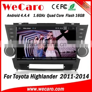 Wecaro WC-TH1062 Android 4.4.4 Car Stereo 10.1" 2 Din for Toyota Highlander Android Car Dvd Radio GPS 1080p 2008-2014 thumbnail-1