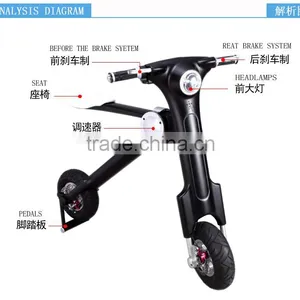 New Design World Patent 350w 500w Electric Bike/motorcycle/scooter With Aluminium Lithium Battery 3 Hours Charging Time thumbnail-4