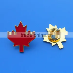 1 Inch Canada Red Maple Metal Pin Badge for Canada Souvenir thumbnail-1