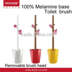 D543 Flower Plastic Toilet Brush Toilet Brush Holder Toilet Brush thumbnail-1