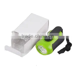 Wholesales Coloful Hand Crank Generator Flashlight thumbnail-2
