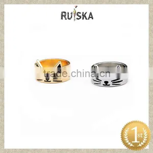 FASHION PERSONALITY RING,CUTE CAT RING thumbnail-1