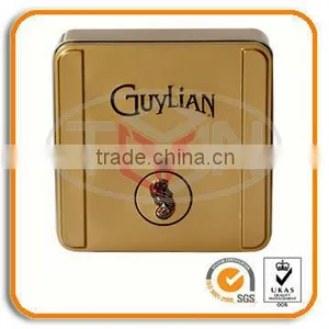 Embossed Chocolate Tin Box thumbnail-1