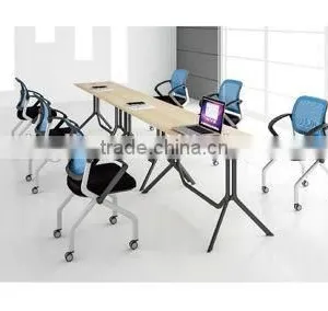New Design Black Color Folding Frame Table Use for Training Room thumbnail-2