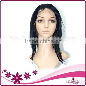 Wendy Company Newest Product Natural Color Body Wave Full Lace Virgin Brazilian Human Hair Wig thumbnail-1