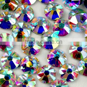 3mm Iron-on Crystal Rainbow Rhinestone, Crystal AB Tarnsfer Rhinestone Wholesale for Wedding thumbnail-1