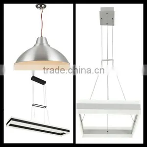 High Quality Led Simple White Decoration Aluminum+Acrylic Chandelier Light Model RT1012-600 thumbnail-3