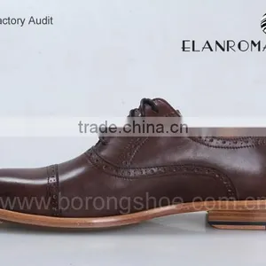 Hot Sale Mens Brogue Shoes Italian Mens Leather Shoes With Leather Sole thumbnail-4