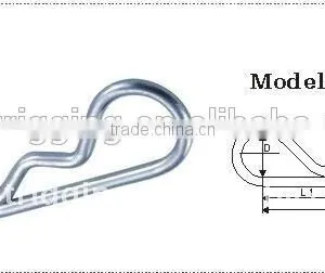 Professional Manufacturer Industry Nickel Plated 8mm Clevis Bolt Pin R Type Clip Hardware thumbnail-4