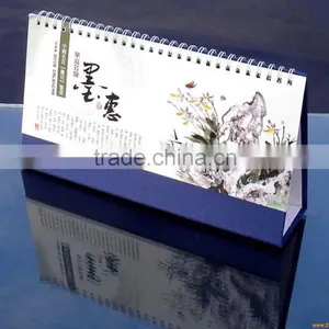 O-wire Binding Wholesale Custom Calendar Hanger Printing Desk Calendar thumbnail-1