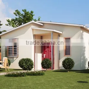 Concrete Light Steel Long Lifespan Prefab House Strong Construction Supplier's Choice thumbnail-1