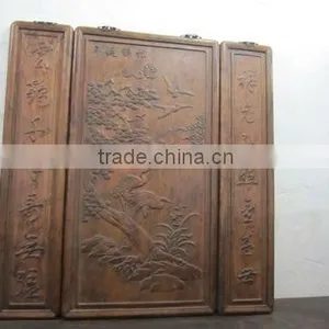 Chinese Antique Beautiful Carved Screen thumbnail-1