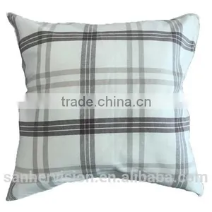 Poly/Cotton Checker Chair Cushion Cover thumbnail-2