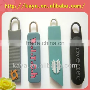 Custom Wholesale Soft Pvc Fashion Zipper Puller thumbnail-1