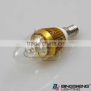 Candle High Power Led 1*3w E14/27/B22 CE/ROHS thumbnail-1