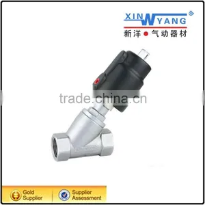 Stainless Steel Pneumatic Control Piston Angle Seat Valve thumbnail-1