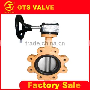Long Service Life Rubber Sealing Butterfly Valve Dn150 Butterfly Valve Dn200 thumbnail-3