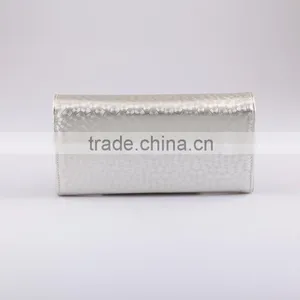4542 2016 Fashionable Silver Body With Light Gold Decoration Womens Wallets thumbnail-3