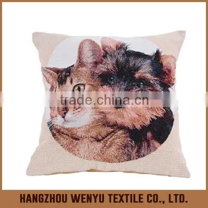 PLUS 45*45cm Square Throw Funny Pillows Home Sofa Decorative Dog Design Cushion Case Custom Cushion Covers thumbnail-3