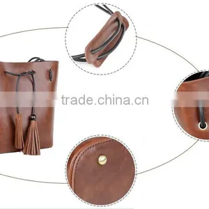 European Style Lady Random Belt Bags Long Bucket Shoulder Bags thumbnail-2