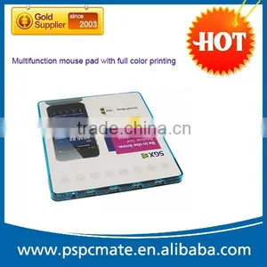Multifunction 4 Port USB Hub Webkey LED Mouse Pad thumbnail-1