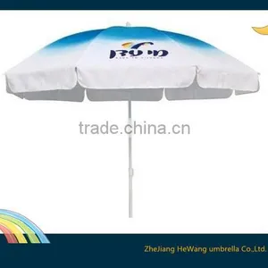 Hot Sale Advertising PVC Fabric Beach Umbrella thumbnail-2