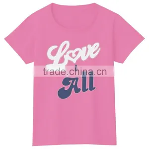 Women/Girls Tshirt Love Is All Personal Design Round Neck Blouse thumbnail-4
